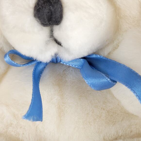 Commonwealth Classic Cuddables Teddy Bear Plush Stuffed Animal 8" White 1988 VTG - Picture 7 of 11